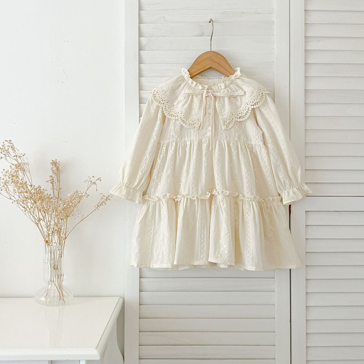 Vestido Infantil Feminino Rendado