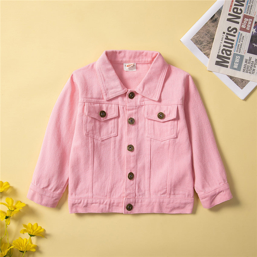 Conjunto Infantil Feminino Botões Bolsinhos
