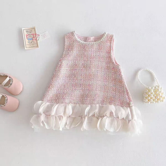 Vestido Infantil Tweed Barrinha