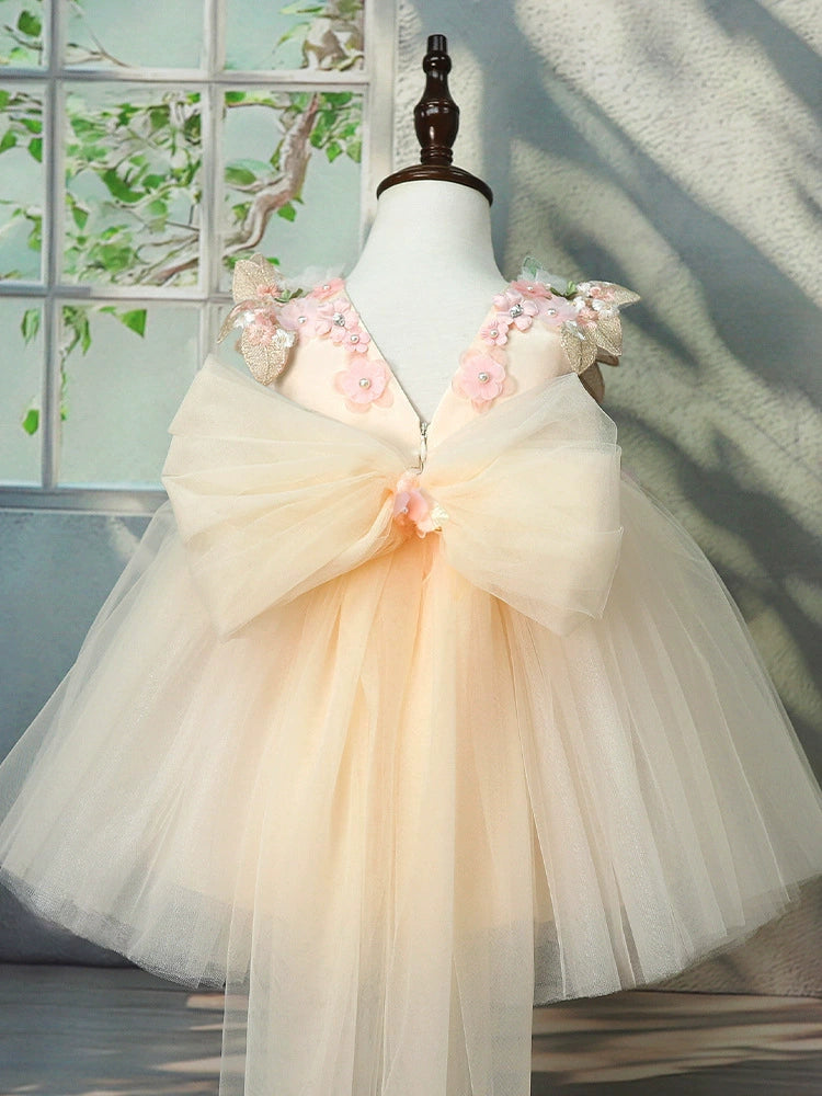 Vestido Infantil de Festa Flores