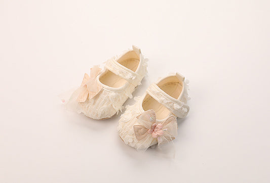 Sapato Infantil Flores Lacinho