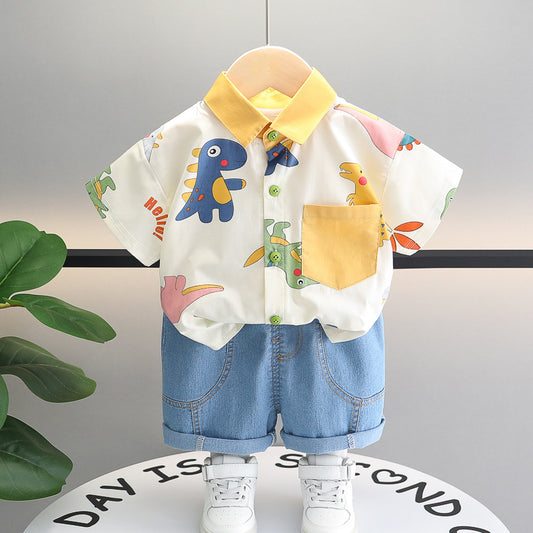 Conjunto Infantil Camisa Polo e Jeans