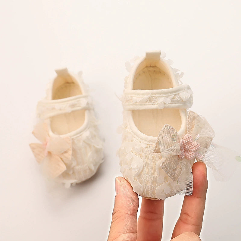 Sapato Infantil Flores Lacinho