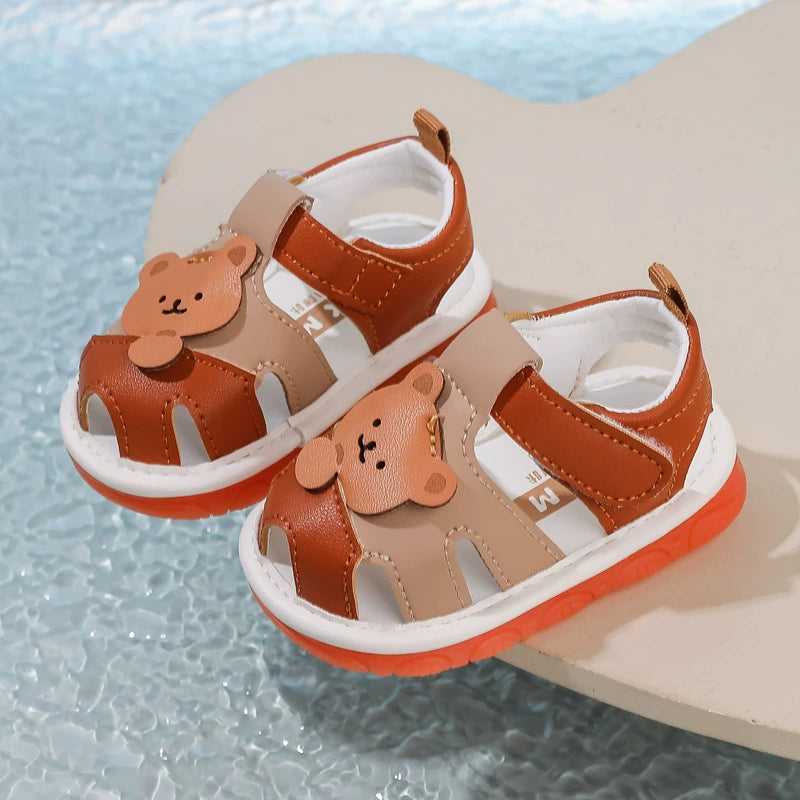 Sandália Infantil Verão Ursinho