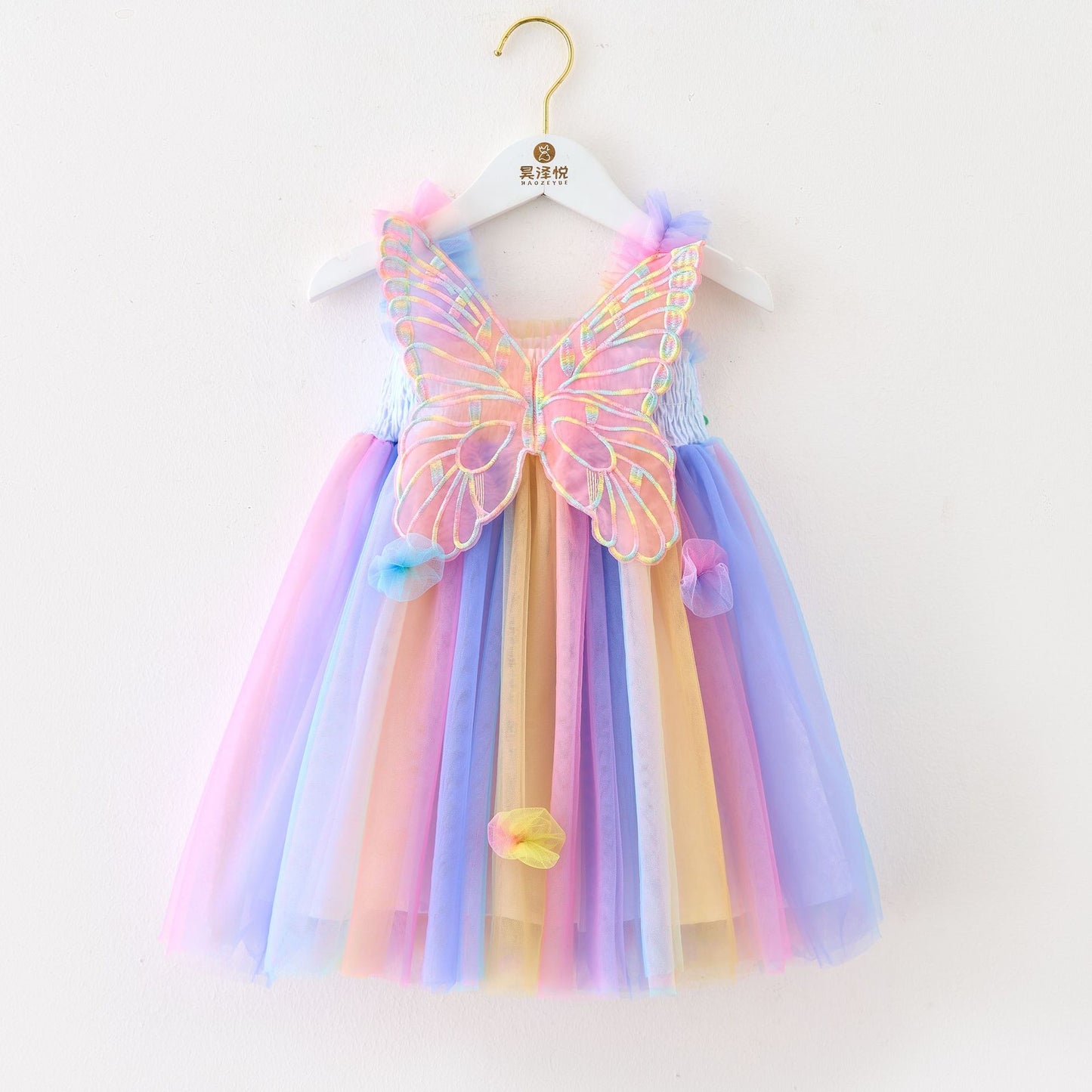 Vestido Infantil Colors e Florzinhas