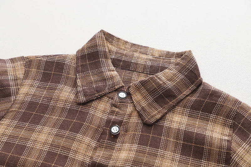 Conjunto Infantil Masculino Xadrez e Ursinho 3 Peças