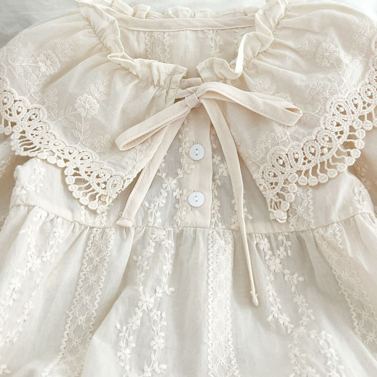 Vestido Infantil Feminino Rendado