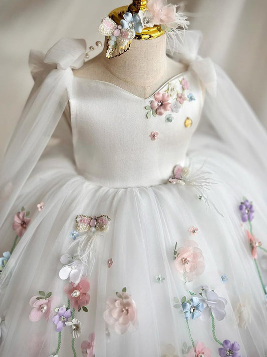 Vestido De Festa Infantil Encantado Flores