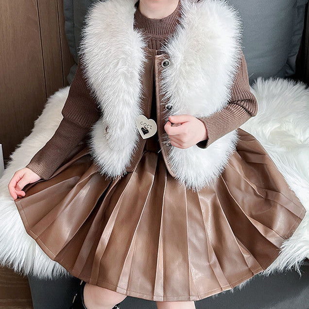 Conjunto Infantil Feminino Inverno 3 Peças