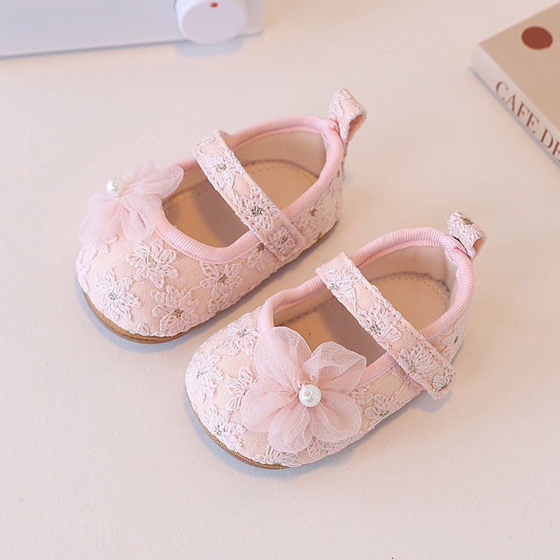 Sapato Infantil Feminino Renda Florzinha