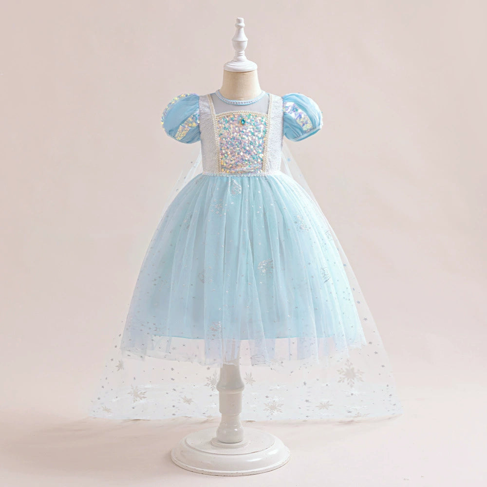 Vestido Infantil Princesa Brilhante