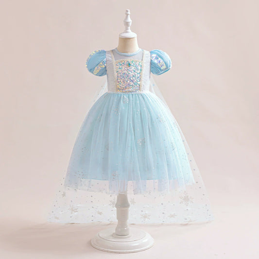Vestido Infantil Princesa Brilhante