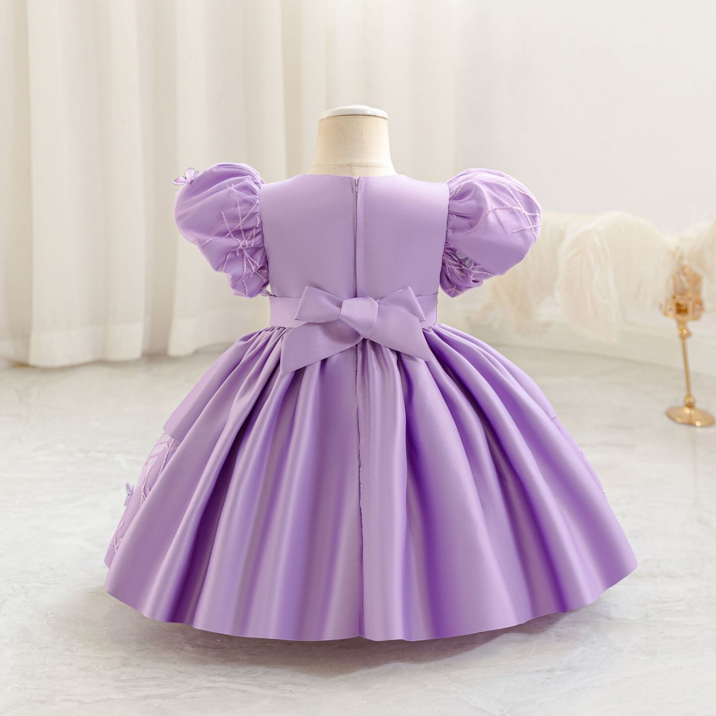 Vestido De Festa Infantil Laço Borboletinhas