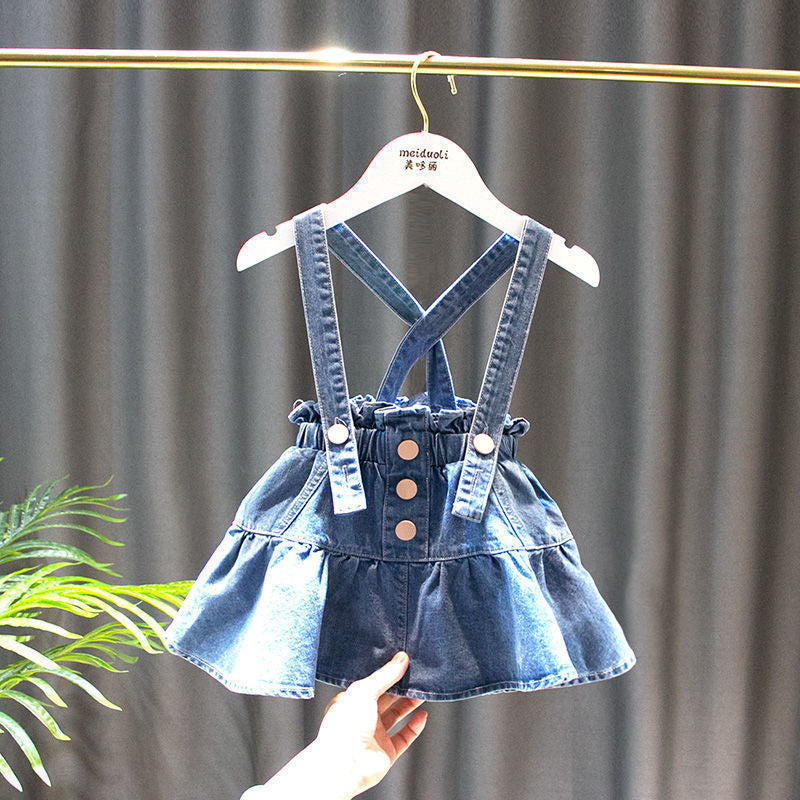 Conjunto Infantil Camisa Gola Rendinha + Jeans