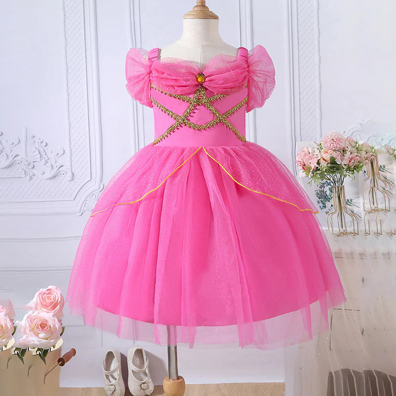 Vestido Infantil Princesa Brilhante