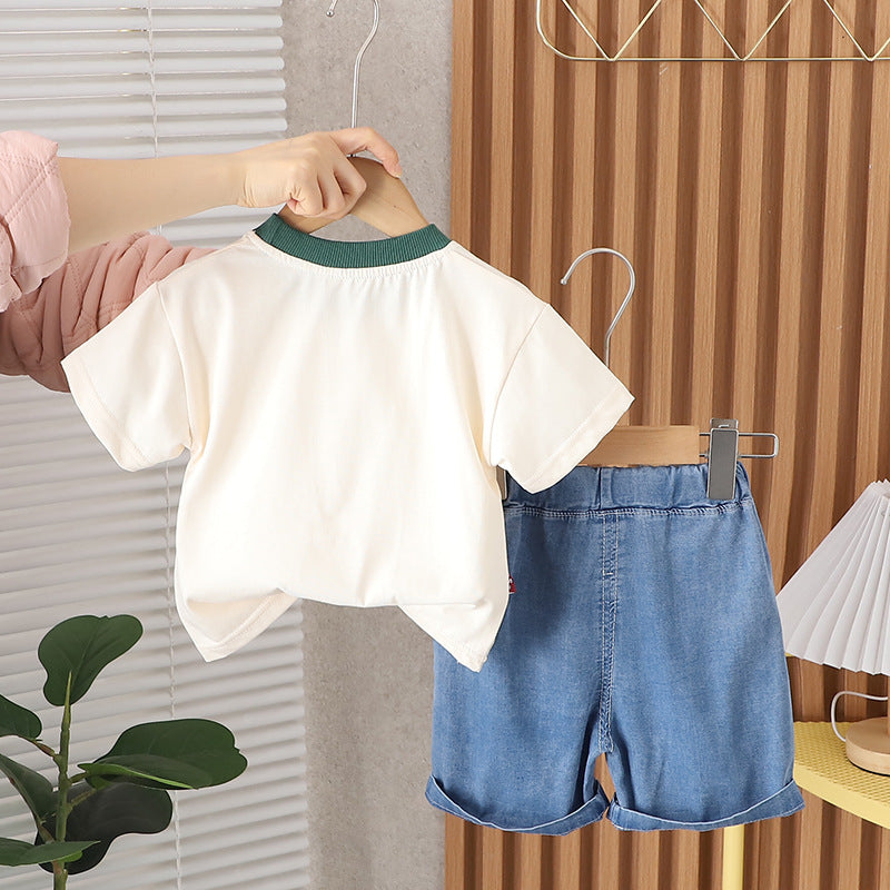 Conjunto Infantil Feminino Moderno Coffe