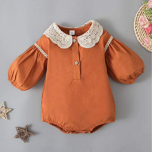 Body Infantil Feminino Gola Detalhes