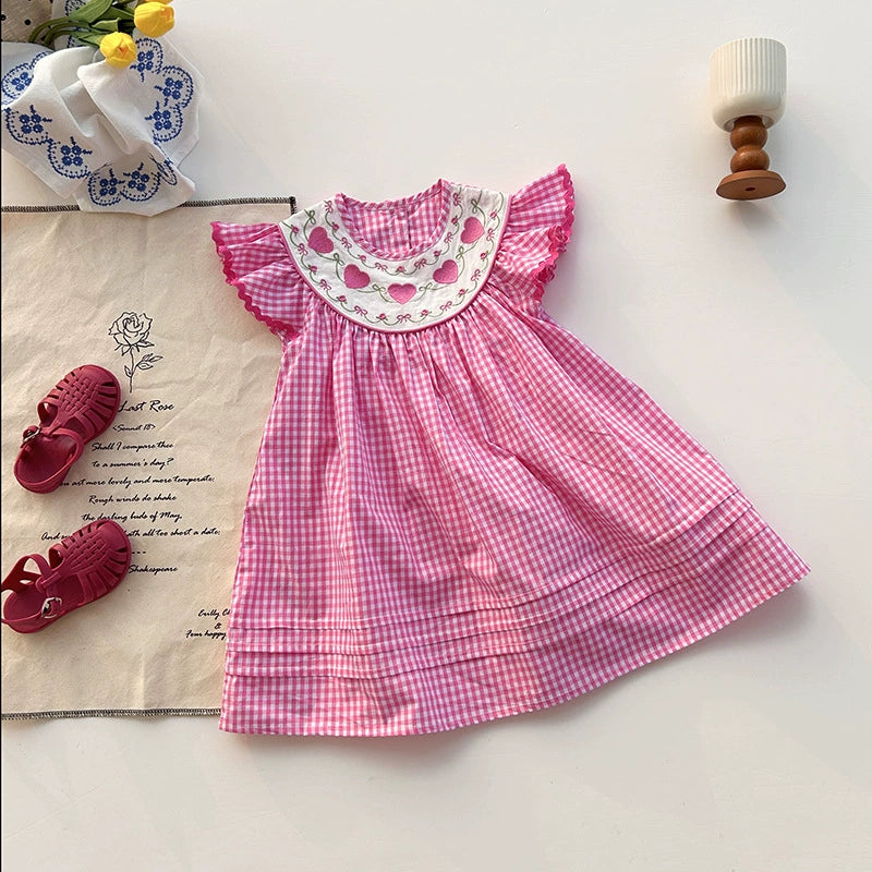 Vestido Infantil Golinha Corações