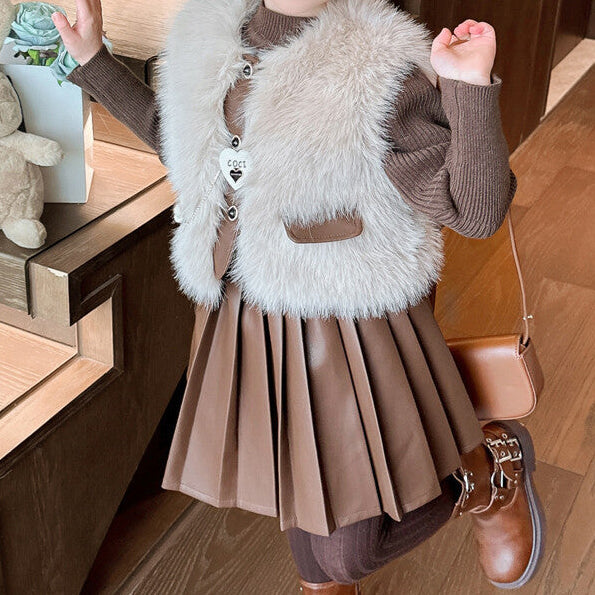 Conjunto Infantil Feminino Inverno 3 Peças