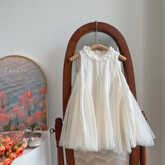 Vestido Infantil Regata Pérolas