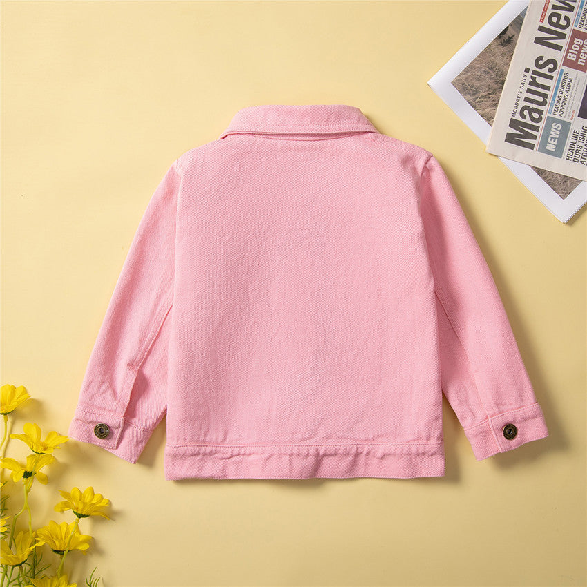 Conjunto Infantil Feminino Botões Bolsinhos