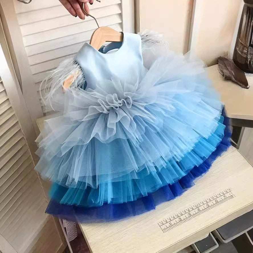 Vestido De Festa Tule Camadas