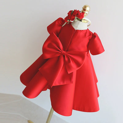 Vestido Infantil Cetim Cintinho