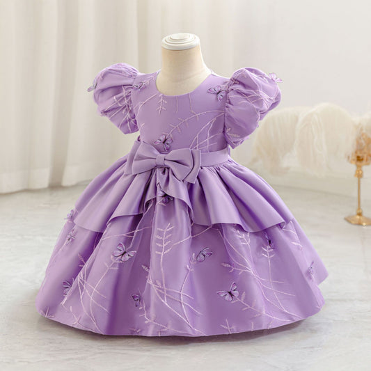Vestido De Festa Infantil Laço Borboletinhas