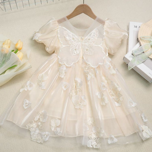 Vestido Infantil Floral Asinha