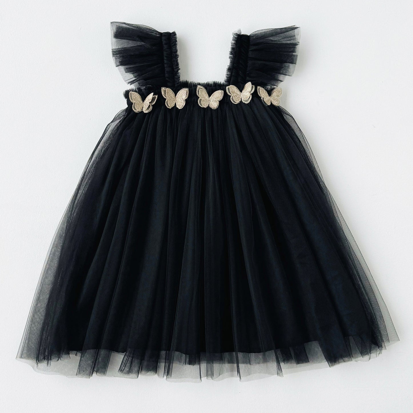 Vestido Infantil Tule Borboletinhas