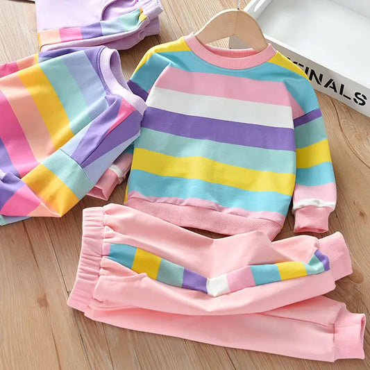 Conjunto Infantil Feminino Listras