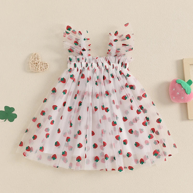 Vestido Infantil Moranguinhos