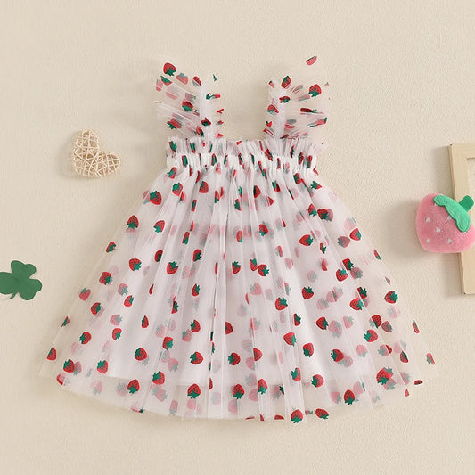 Vestido Infantil Moranguinhos