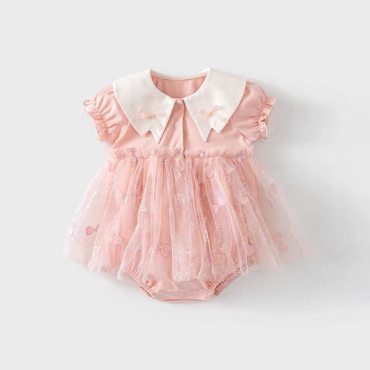 Body Infantil Feminino Gola Lacinho