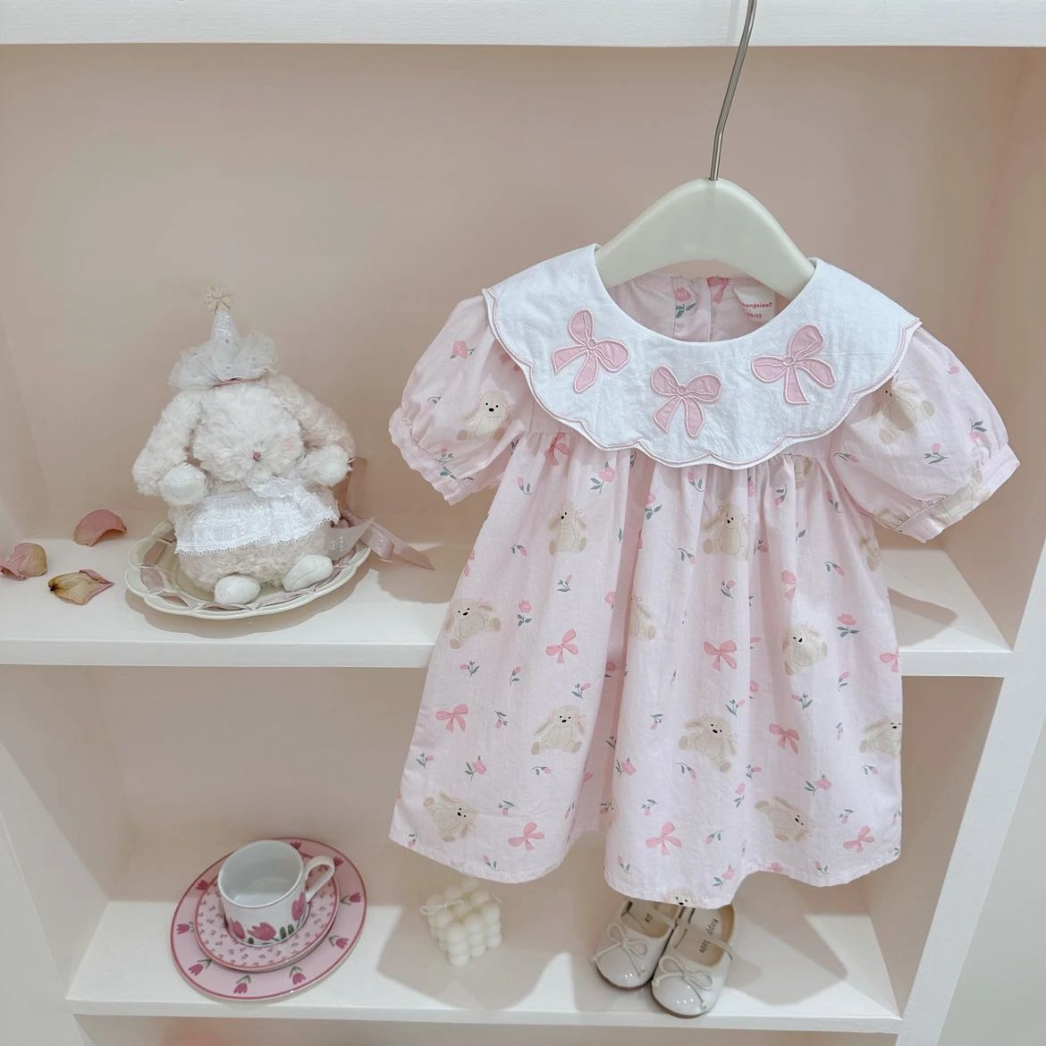 Vestido Infantil Laco Ursinhos