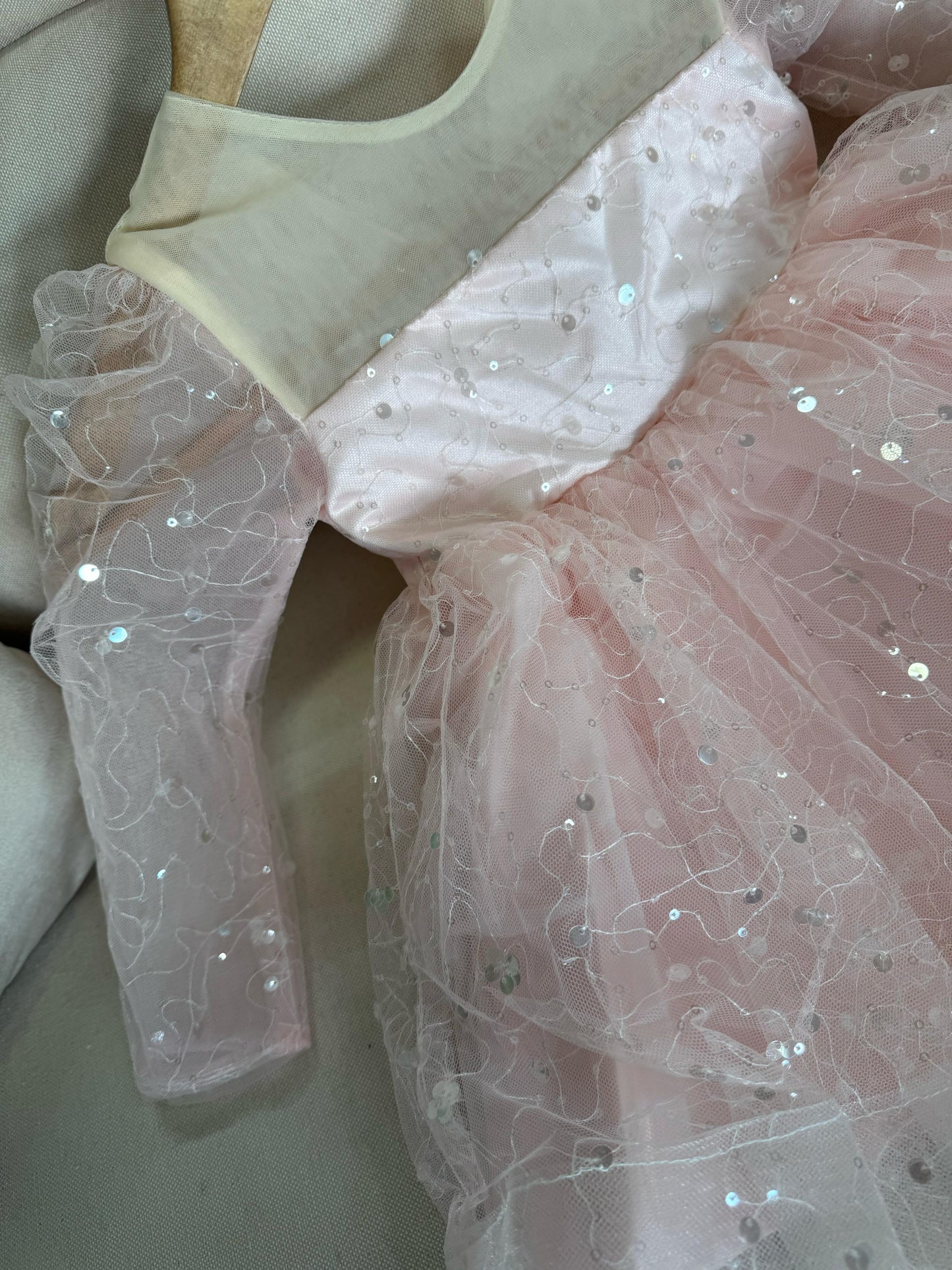 Vestido De Festa Infantil Florzinhas Brilhante