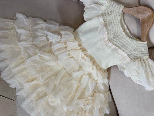Vestido Infantil Babados