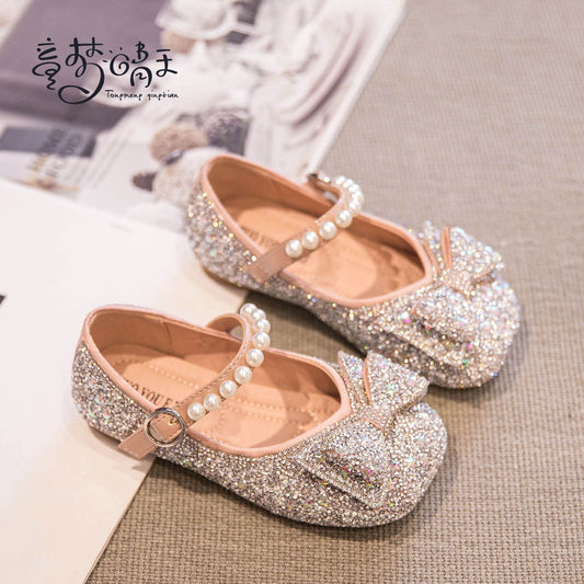 Sapato Infantil Brilhante Lacinho