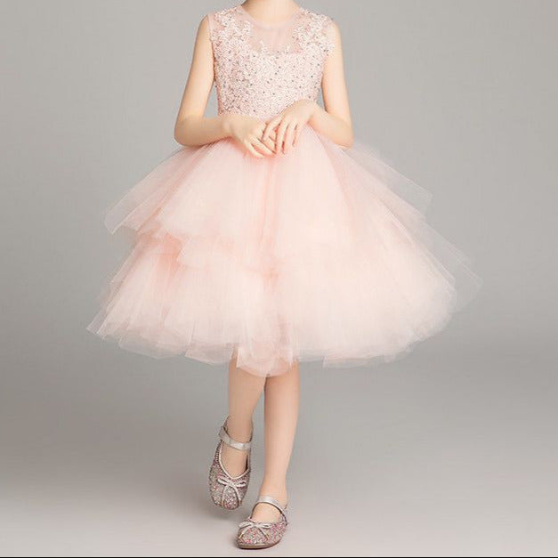 Vestido Infantil Tule Camadas