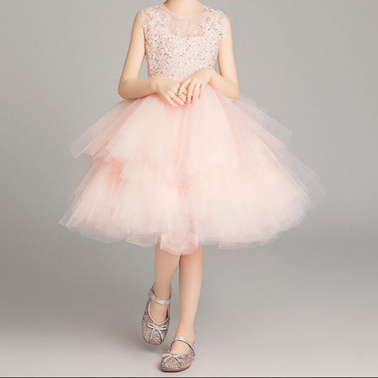 Vestido Infantil Tule Camadas