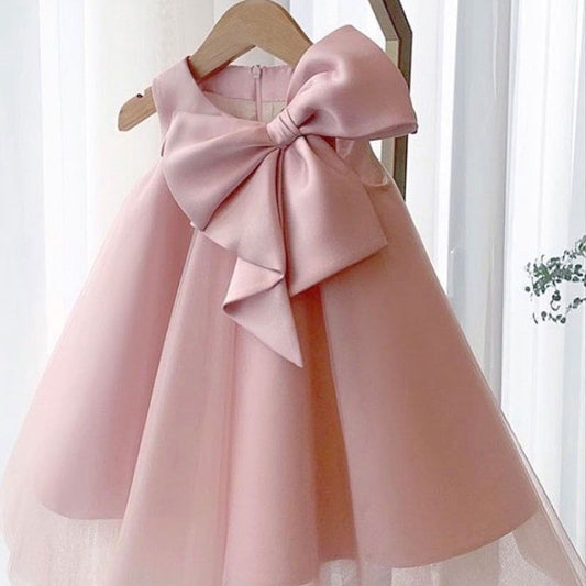 Vestido Infantil com Laço