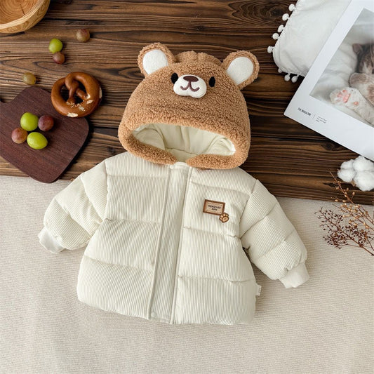 Jaqueta Infantil Acolchoada Ursinho