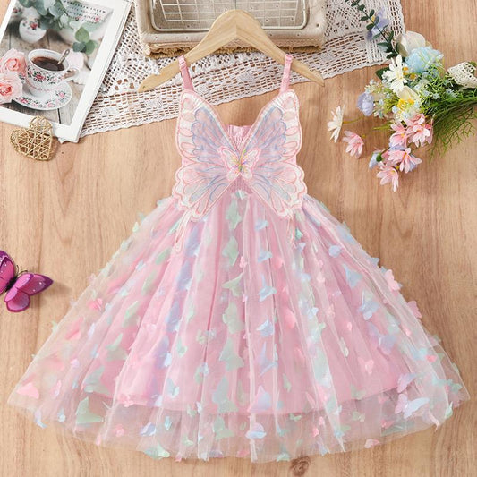 Vestido Infantil Borboletas