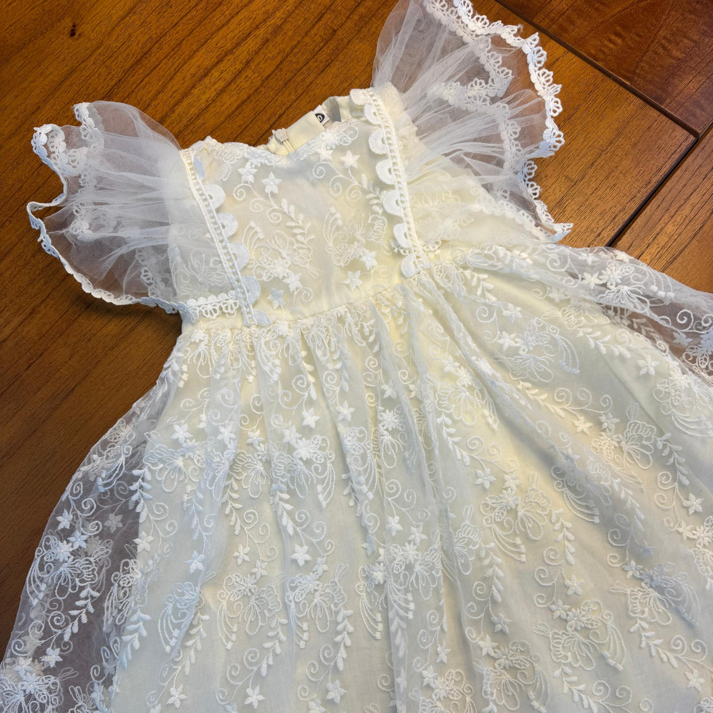 Vestido Infantil Renda Florzinhas