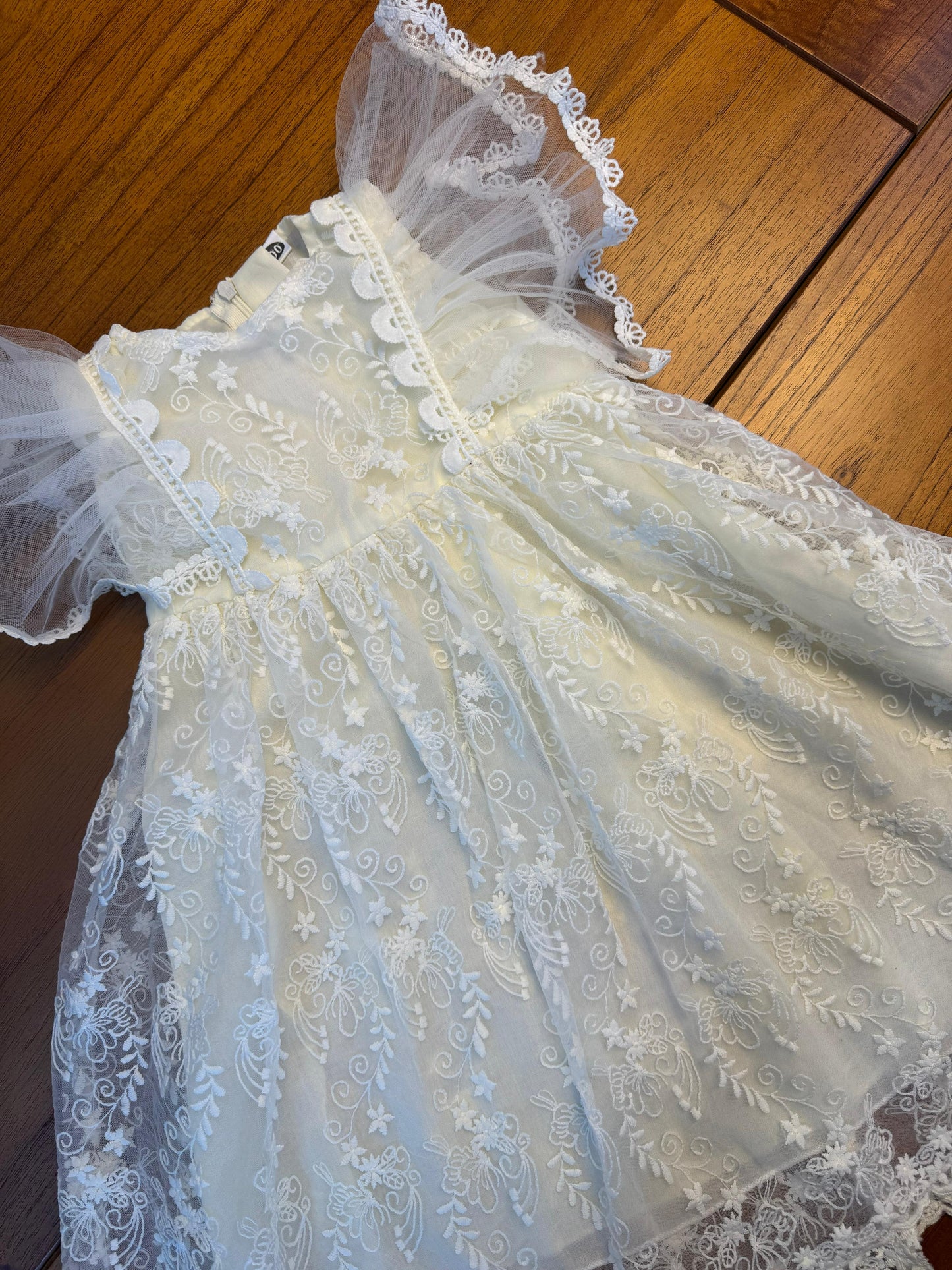 Vestido Infantil Renda Florzinhas