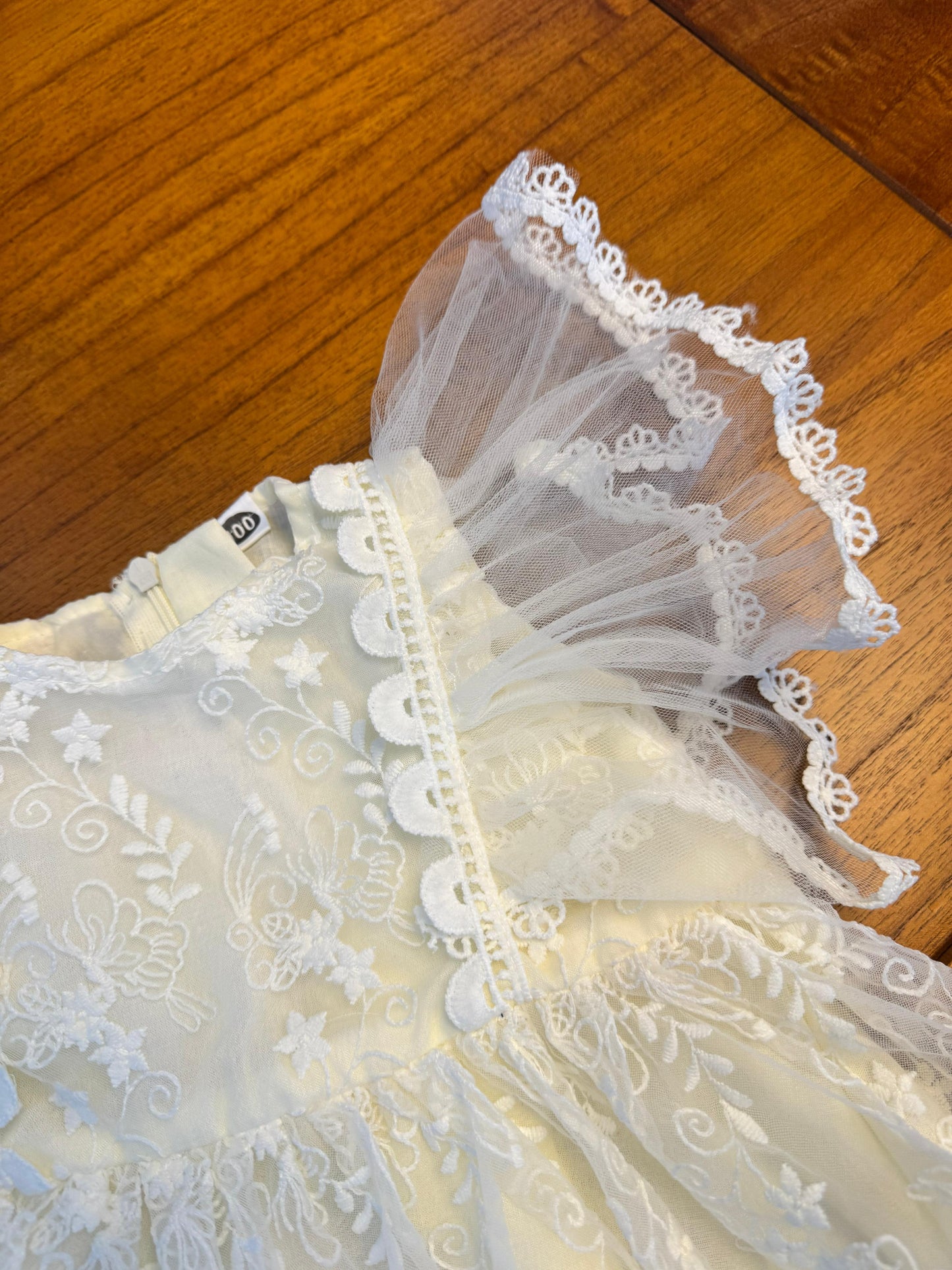 Vestido Infantil Renda Florzinhas