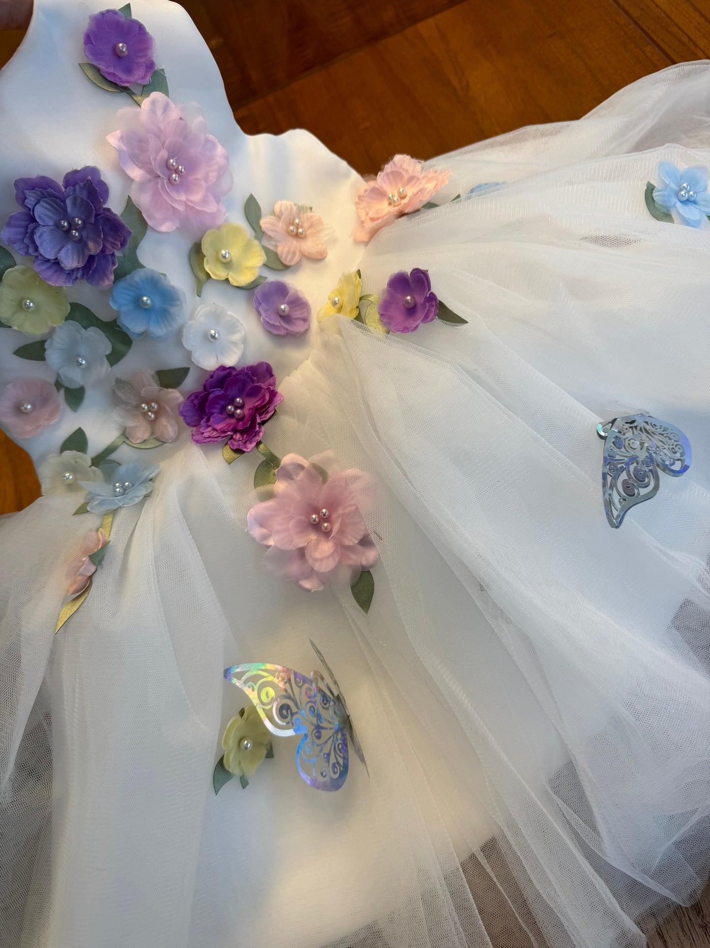 Vestido Infantil De Festa Branco Encantado