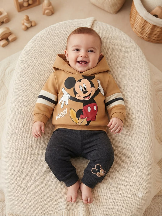 Conjunto Infantil Flanelado Mickey