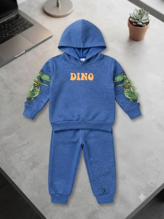 Conjunto Infantil Flanelado Dinossauro
