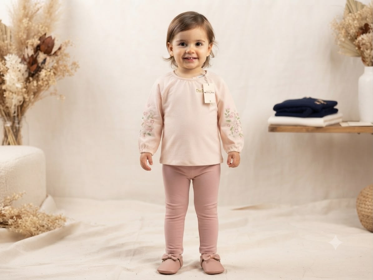 Conjunto Infantil Florzinhas Delicado